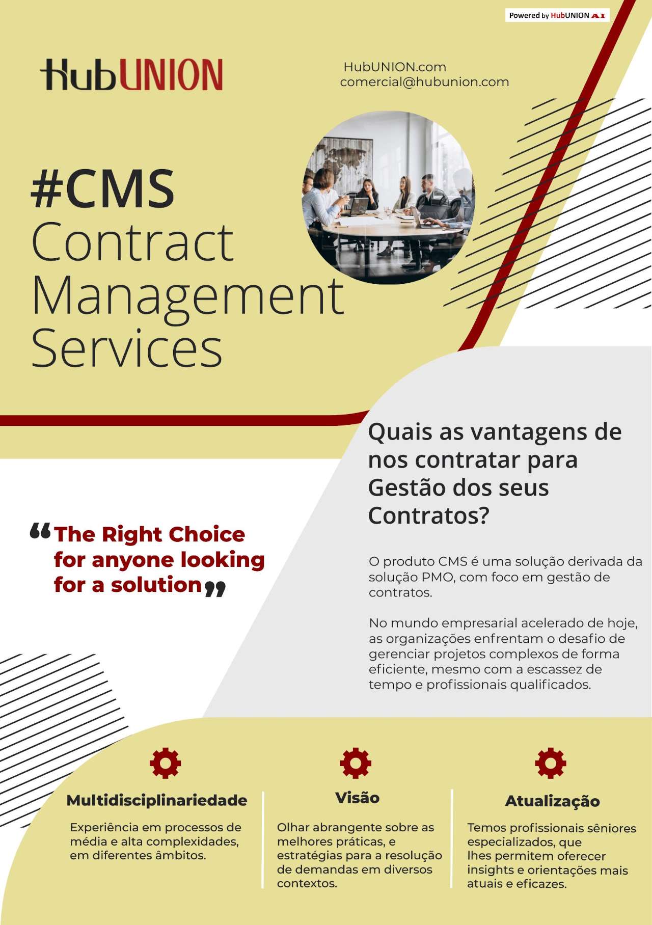 Serviço CMS - Contract Management Services